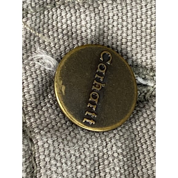 Carhartt Canvas Dungaree Carpenter Work Pants Mens 36x30 Relaxed Desert Duck B11 - Picture 9 of 16